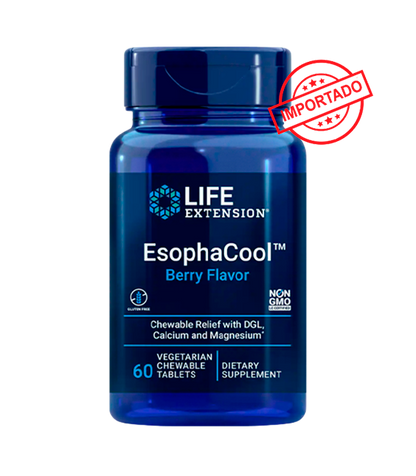Life Extension EsophaCool | 60 vegetarian chewable tablets