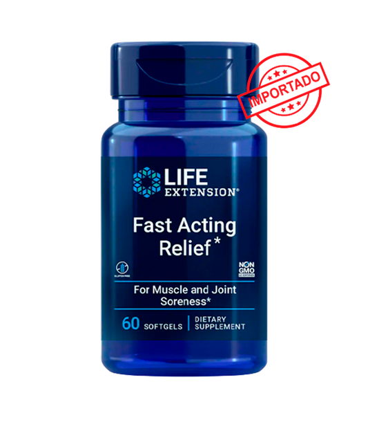 Life Extension Fast Acting Relief | 60 softgels