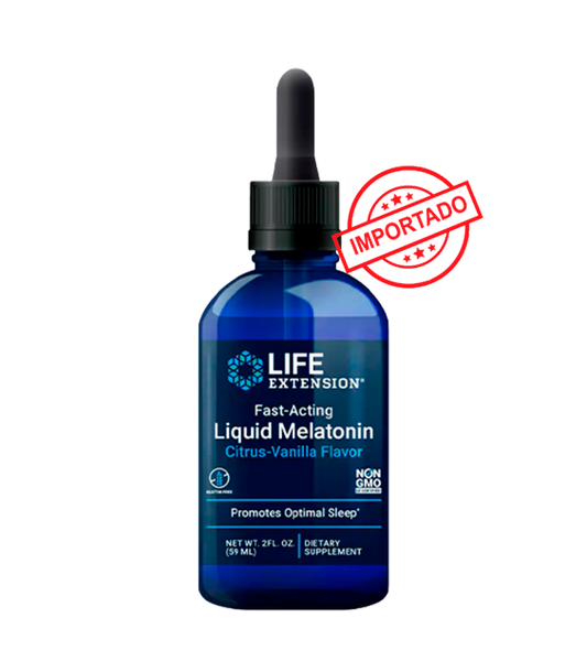 Life Extension Fast-Acting Liquid Melatonin (Citrus-Vanilla) | 2 fl oz