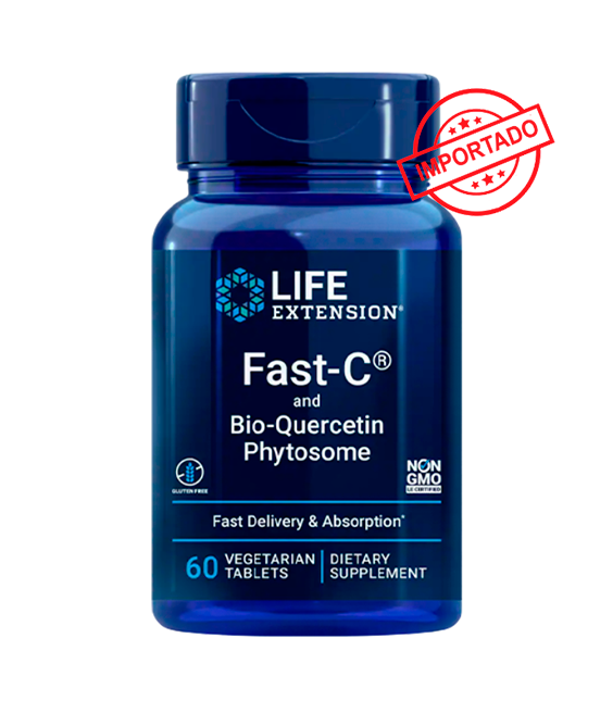 Life Extension Fast-C and Bio-Quercetin Phytosome | 60 vegetarian tablets