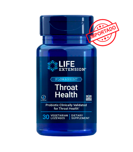 Life Extension FLORASSIST Throat Health | 30 vegetarian lozenges