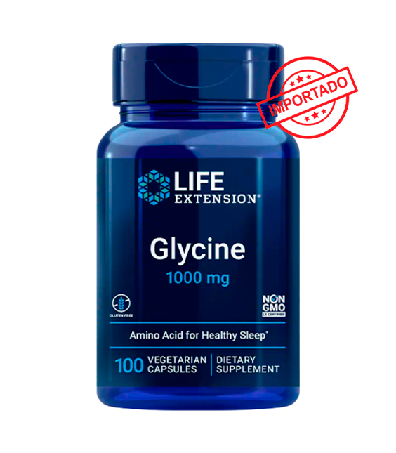Life Extension Glycine | 1000 mg, 100 vegetarian capsules