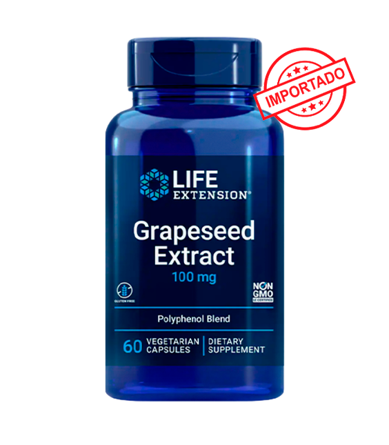 Life Extension Grapeseed Extract | 100 mg, 60 vegetarian capsules