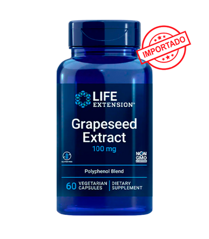 Life Extension Grapeseed Extract | 100 mg, 60 vegetarian capsules