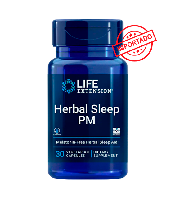 Life Extension Herbal Sleep PM | 30 vegetarian capsules