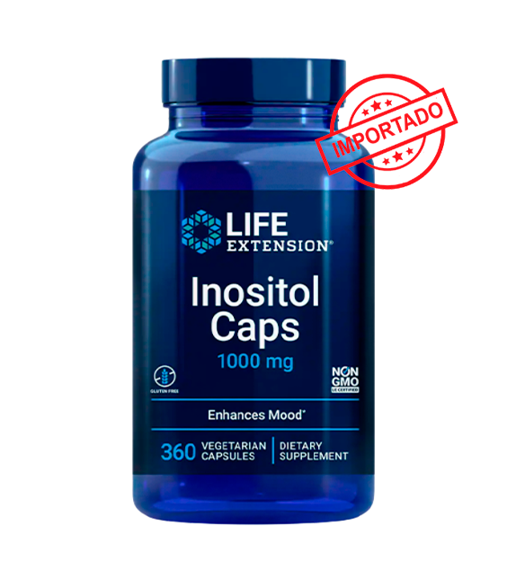 Life Extension Inositol Caps | 1000 mg, 360 vegetarian capsules