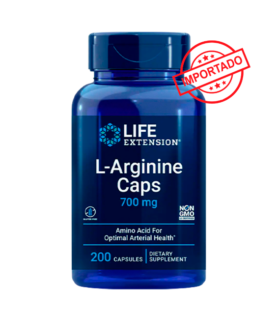 Life Extension L-Arginine Caps | 700 mg, 200 capsules