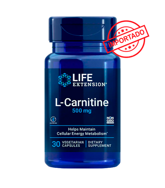 Life Extension L-Carnitine | 500 mg, 30 vegetarian capsules