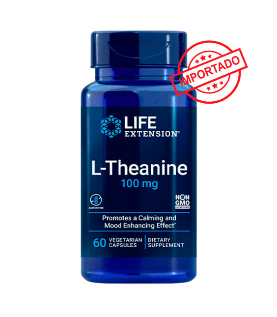 Life Extension L-Theanine | 100 mg, 60 vegetarian capsules