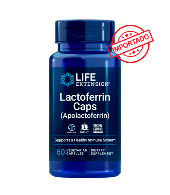 Life Extension Lactoferrin Caps | 60 vegetarian capsules