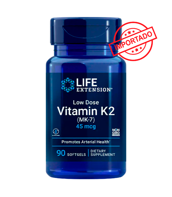 Life Extension Low Dose Vitamin K2 | 45 mcg, 90 softgels