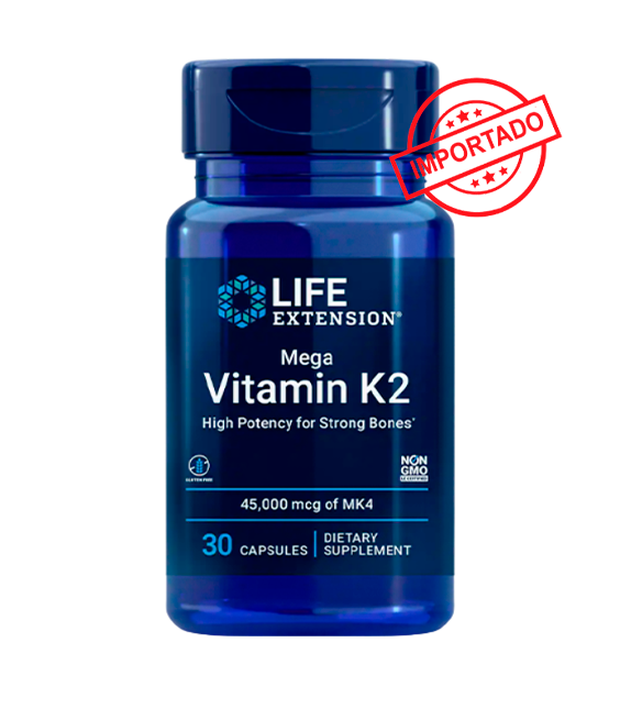 Life Extension Mega Vitamin K2 | 45000 mcg (45 mg), 30 capsules