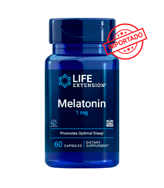 Life Extension Melatonin | 1 mg, 60 capsules