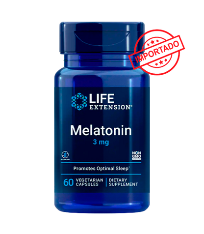 Life Extension Melatonin | 3 mg, 60 vegetarian capsules
