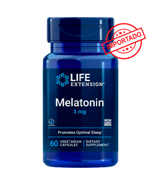 Life Extension Melatonin | 3 mg, 60 vegetarian capsules
