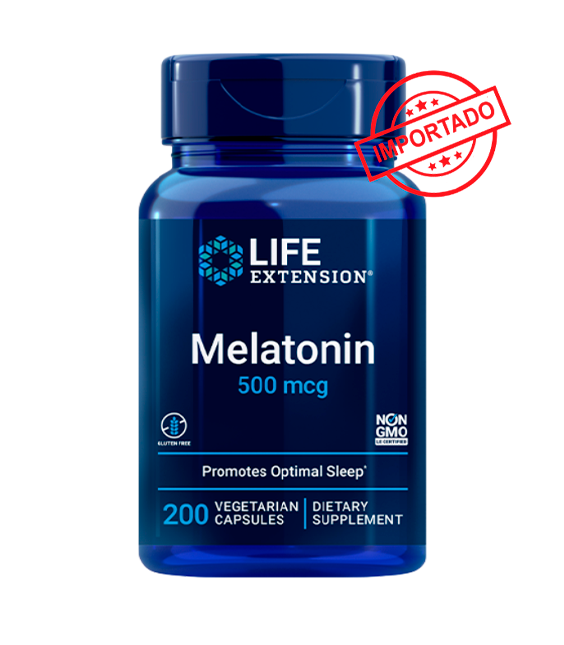 Life Extension Melatonin | 500 mcg, 200 vegetarian capsules