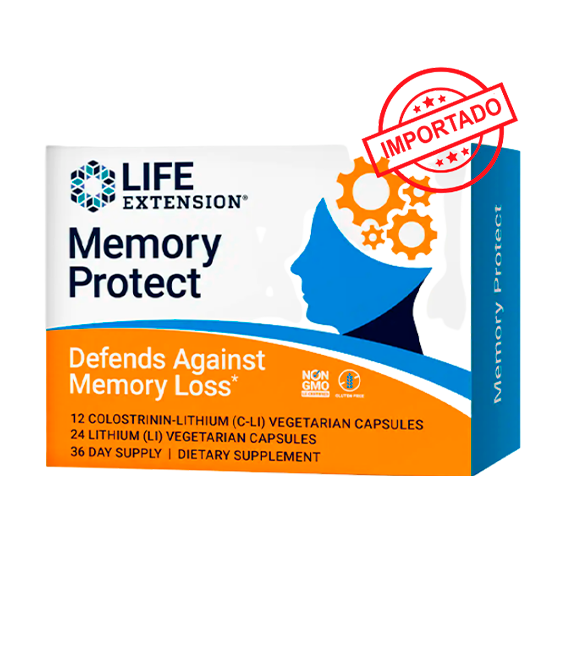 Life Extension Memory Protect | 12 Colostrinin-Lithium (C-Li) capsules | 24 Lithium (Li) Capsules