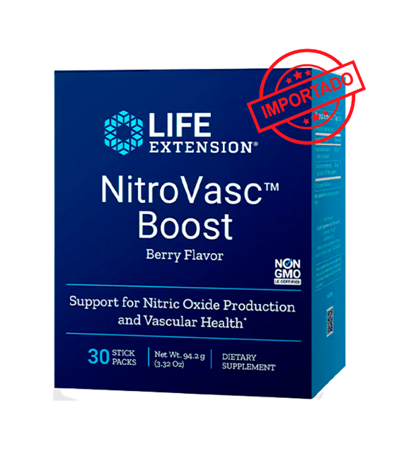 Life Extension NitroVasc Boost (Berry) | 30 stick packs