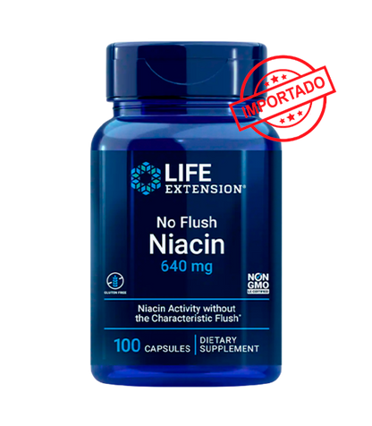 Life Extension No Flush Niacin | 640 mg, 100 capsules