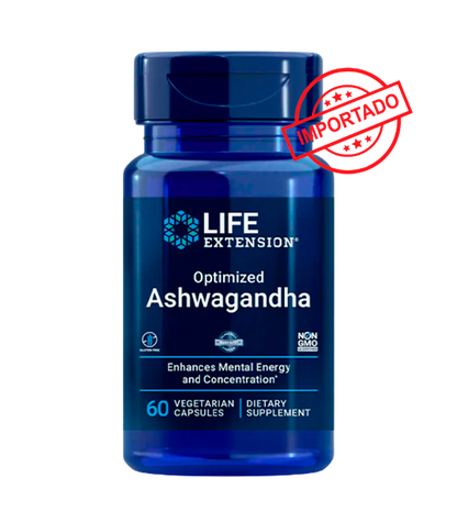 Life Extension Optimized Ashwagandha | 60 vegetarian capsules