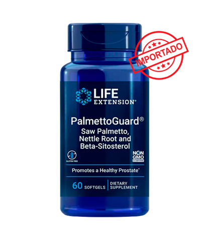 Life Extension PalmettoGuard Saw Palmetto, Nettle Root and Beta-Sitosterol | 60 softgels