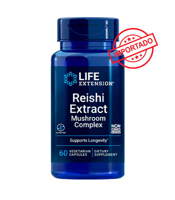 Life Extension Reishi Extract Mushroom Complex | 60 vegetarian capsules