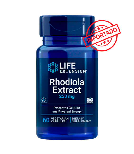 Life Extension Rhodiola Extract | 250 mg, 60 vegetarian capsules