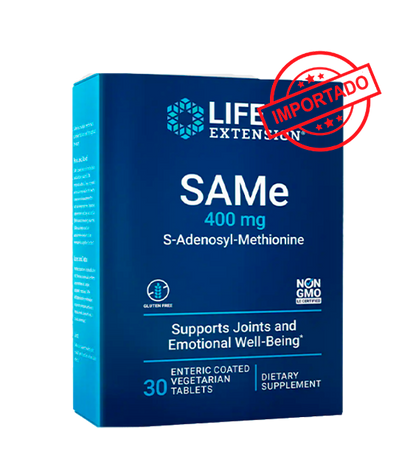 Life Extension SAMe | 400 mg, 30 enteric coated vegetarian tablets