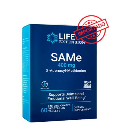 Life Extension SAMe | 400 mg, 60 enteric coated vegetarian tablets