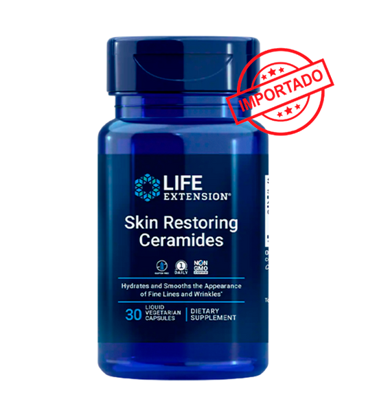 Life Extension Skin Restoring Ceramides | 30 liquid vegetarian capsules