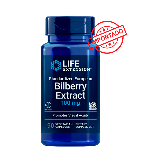 Life Extension Standardized European Bilberry Extract | 100 mg, 90 vegetarian capsules