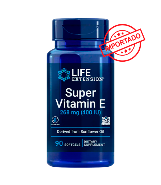 Life Extension Super Vitamin E | 268 mg (400 UI), 90 softgels