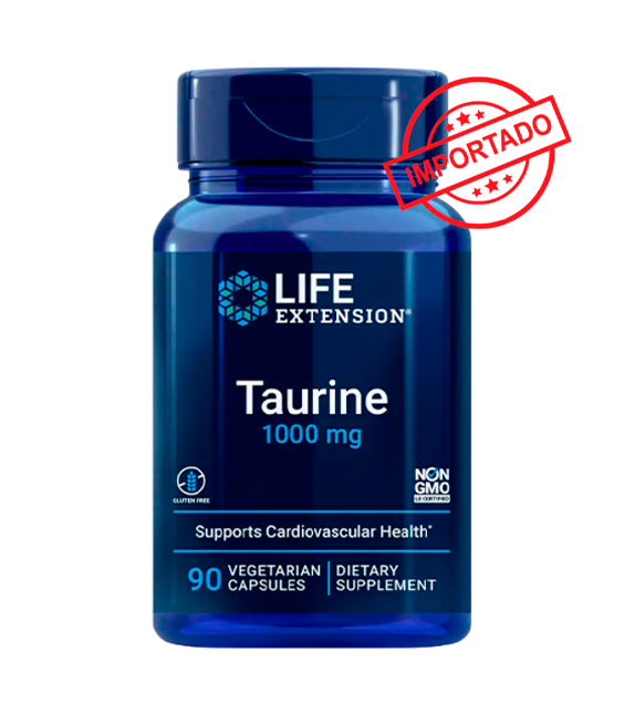 Life Extension Taurine | 1000 mg, 90 vegetarian capsules