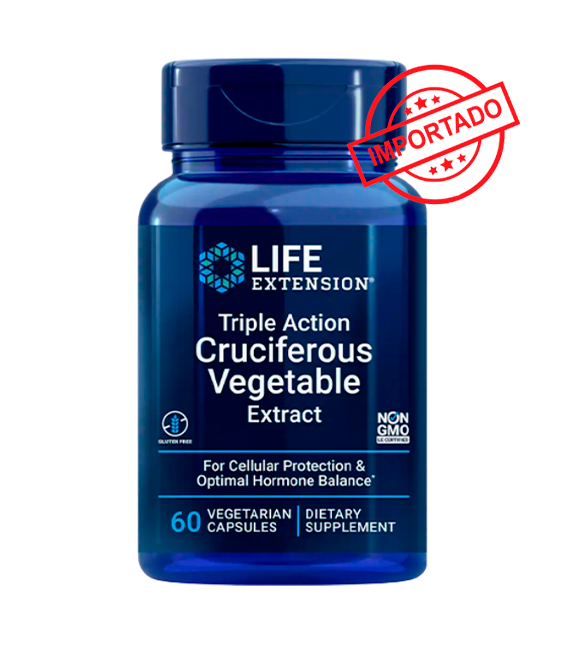 Life Extension Triple Action Cruciferous Vegetable Extract | 60 vegetarian capsules