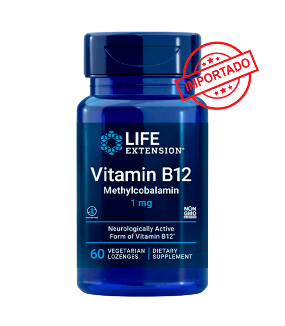 Life Extension Vitamin B12 Methylcobalamin | 1 mg, 60 vegetarian lozenges
