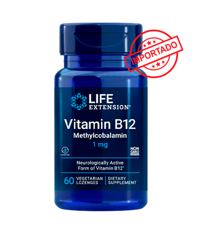 Life Extension Vitamin B12 Methylcobalamin | 1 mg, 60 vegetarian lozenges