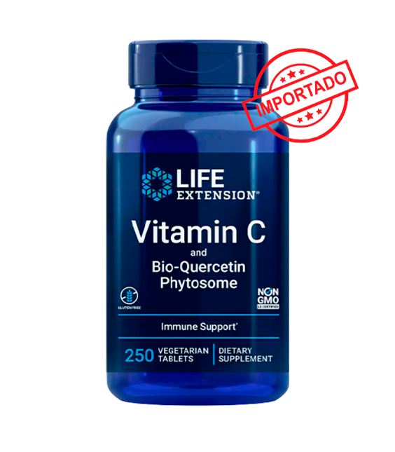 Life Extension Vitamin C and Bio-Quercetin Phytosome | 250 vegetarian tablets