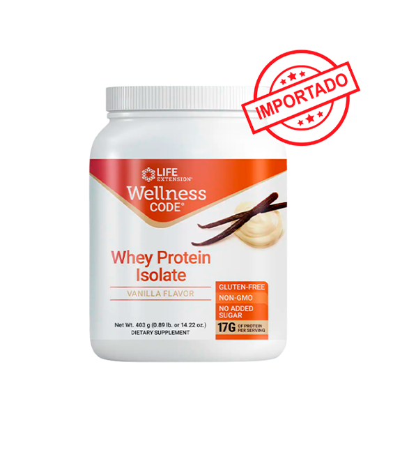 Life Extension Wellness Code Whey Protein Isolate (Vanilla) | 403g