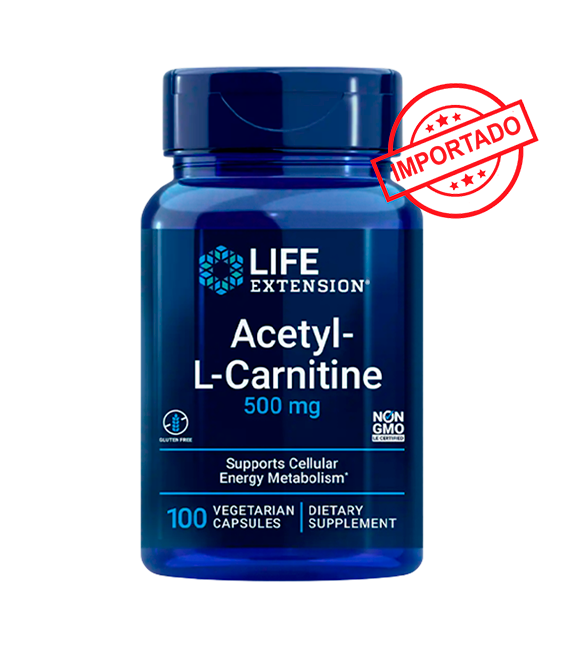 Life Extension Acetyl-L-Carnitine | 500 mg, 100 vegetarian capsules