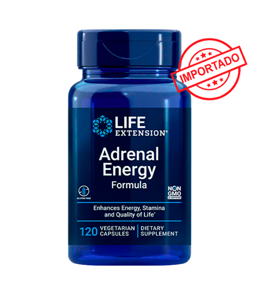 Life Extension Adrenal Energy Formula | 120 vegetarian capsules