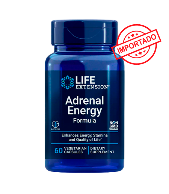 Life Extension Adrenal Energy Formula | 60 vegetarian capsules