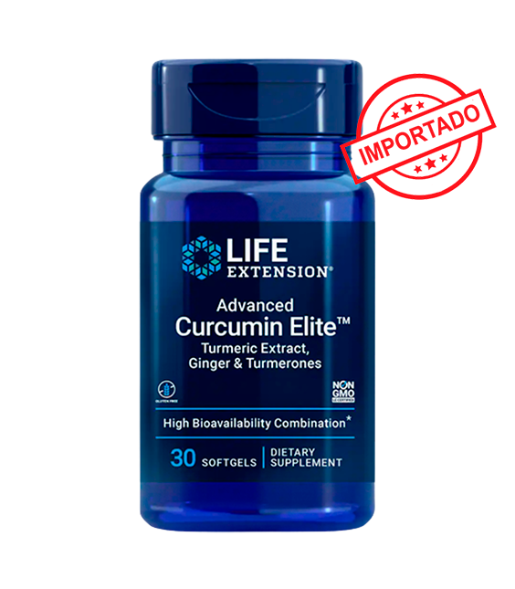 Life Extension Advanced Curcumin Elite Turmeric Extract, Ginger & Turmerones | 30 softgels