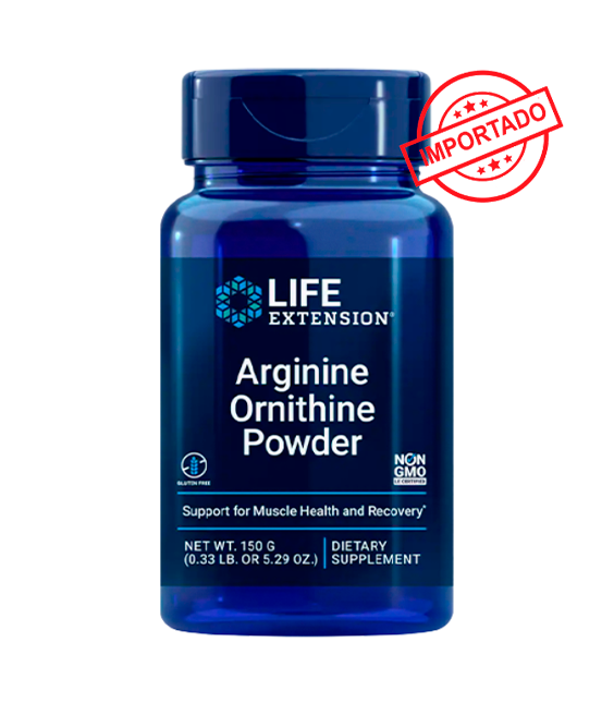 Life Extension Arginine Ornithine Powder | 150 grams