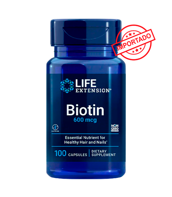 Life Extension Biotin | 600 mcg, 100 capsules