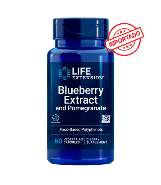 Life Extension Blueberry Extract and Pomegranate | 60 vegetarian capsules