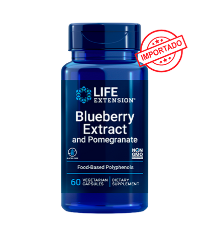 Life Extension Blueberry Extract and Pomegranate | 60 vegetarian capsules