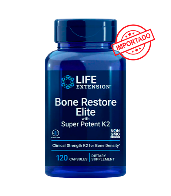 Life Extension Bone Restore Elite with Super Potent K2 | 120 capsules