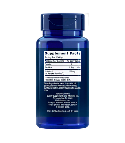 Life Extension Super Ubiquinol CoQ10 | 100 mg, 60 softgels