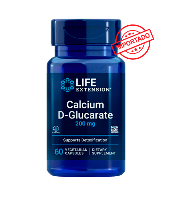 Life Extension Calcium D-Glucarate | 200 mg, 60 vegetarian capsules