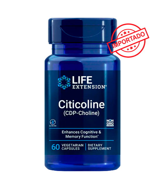 Life Extension Citicoline (CDP-Choline) | 60 vegetarian capsules